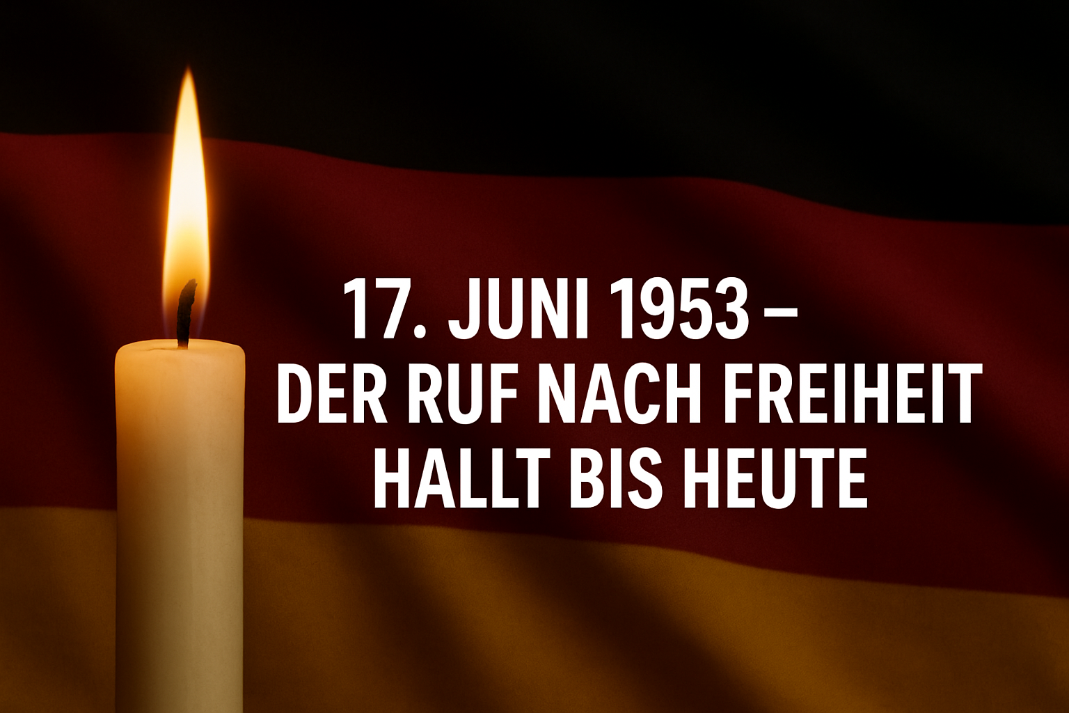 17. Juni 1953 - Der Ruf nach Freiheit hallt bis heute