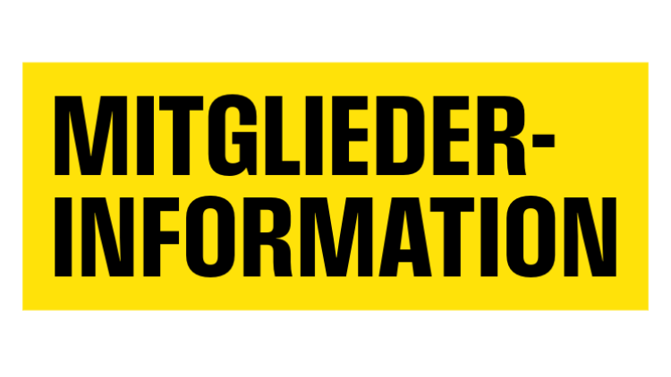 Mitgliederinformation